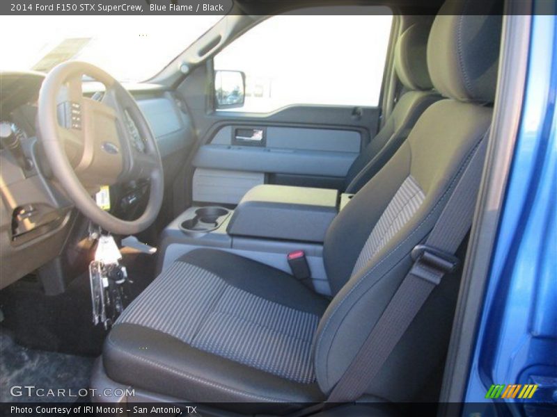 Blue Flame / Black 2014 Ford F150 STX SuperCrew