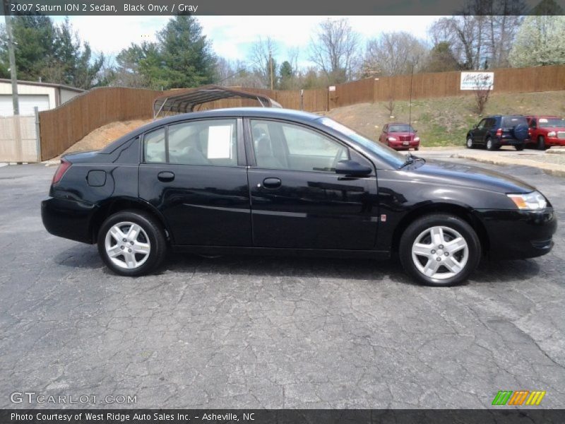 Black Onyx / Gray 2007 Saturn ION 2 Sedan