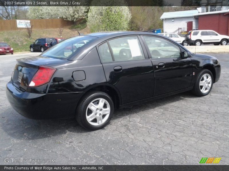 Black Onyx / Gray 2007 Saturn ION 2 Sedan
