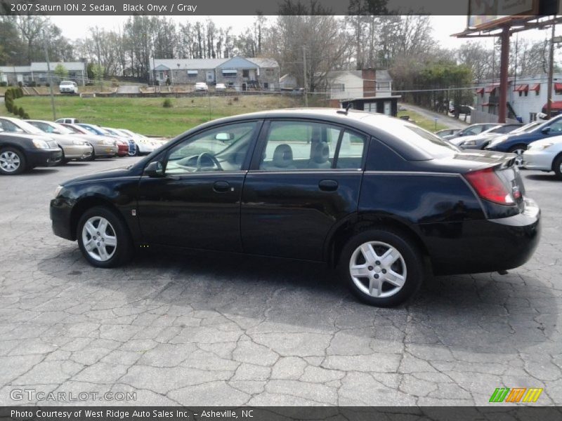Black Onyx / Gray 2007 Saturn ION 2 Sedan