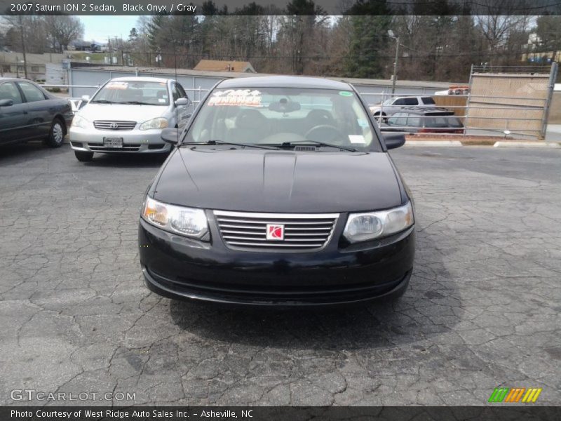 Black Onyx / Gray 2007 Saturn ION 2 Sedan