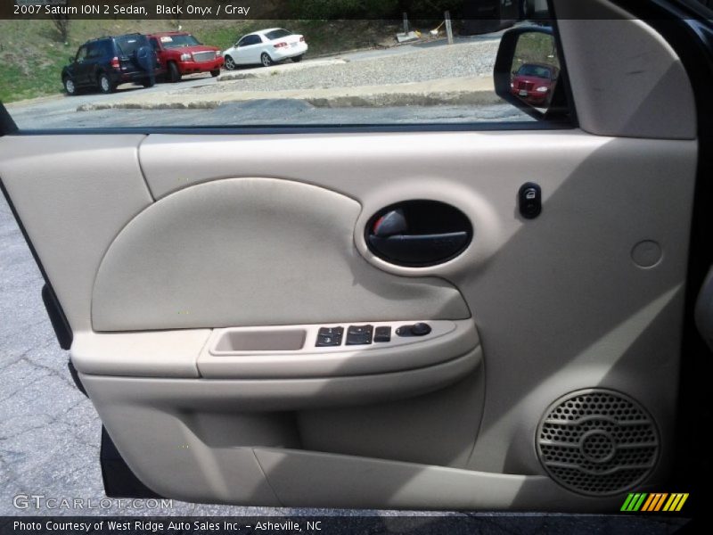 Black Onyx / Gray 2007 Saturn ION 2 Sedan