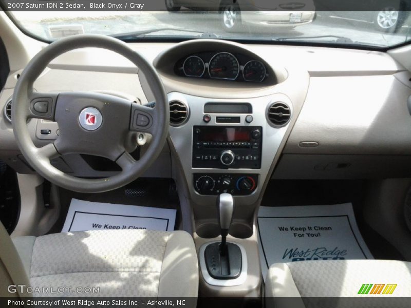 Black Onyx / Gray 2007 Saturn ION 2 Sedan