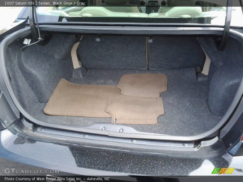 Black Onyx / Gray 2007 Saturn ION 2 Sedan