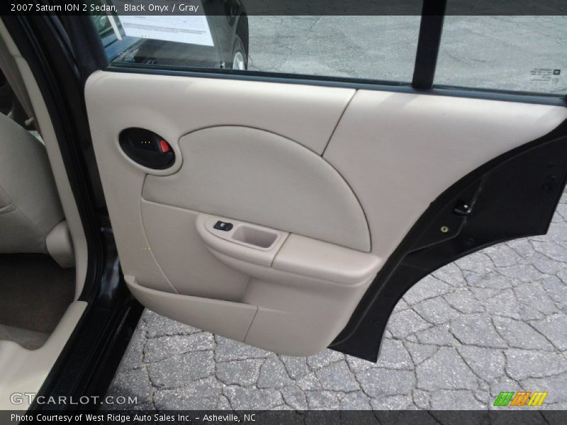 Black Onyx / Gray 2007 Saturn ION 2 Sedan