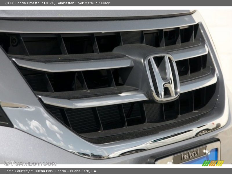 Alabaster Silver Metallic / Black 2014 Honda Crosstour EX V6