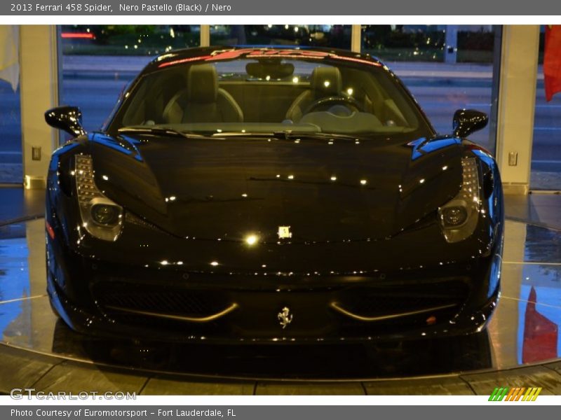 Nero Pastello (Black) / Nero 2013 Ferrari 458 Spider