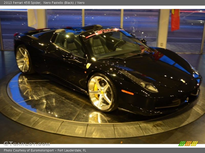 Nero Pastello (Black) / Nero 2013 Ferrari 458 Spider