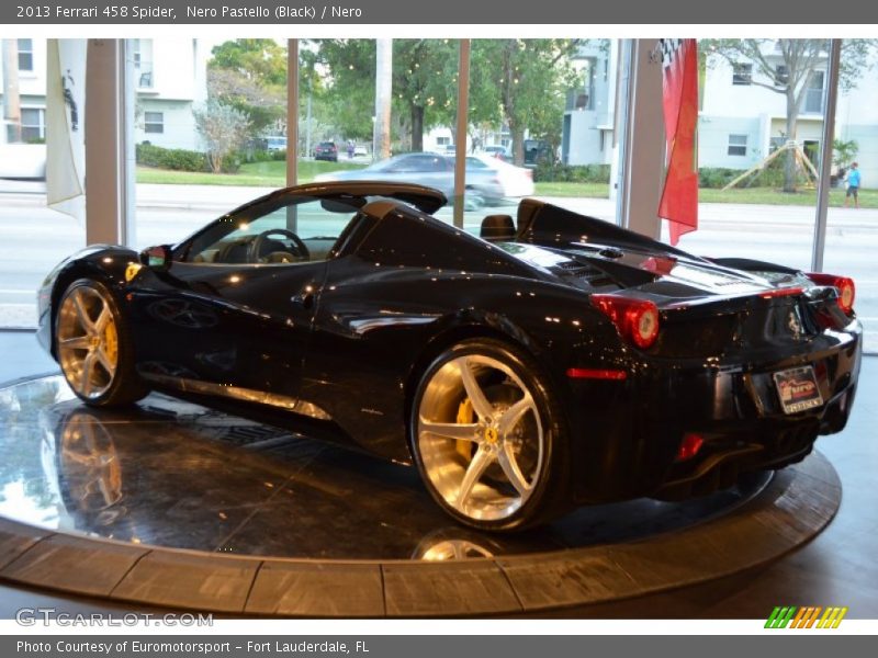 Nero Pastello (Black) / Nero 2013 Ferrari 458 Spider
