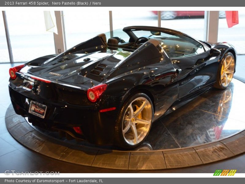 Nero Pastello (Black) / Nero 2013 Ferrari 458 Spider