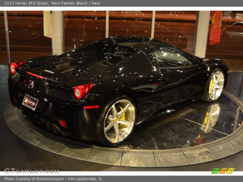 Nero Pastello (Black) / Nero 2013 Ferrari 458 Spider