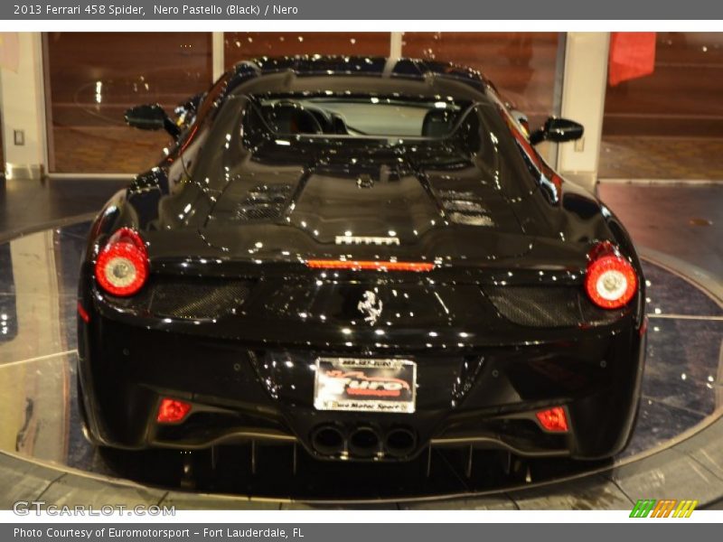 Nero Pastello (Black) / Nero 2013 Ferrari 458 Spider