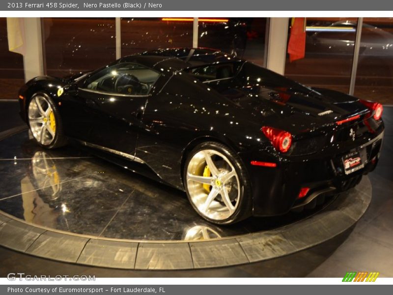 Nero Pastello (Black) / Nero 2013 Ferrari 458 Spider