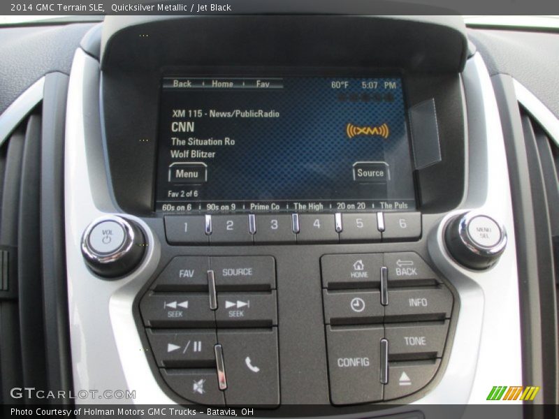 Quicksilver Metallic / Jet Black 2014 GMC Terrain SLE