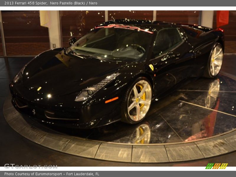 Nero Pastello (Black) / Nero 2013 Ferrari 458 Spider
