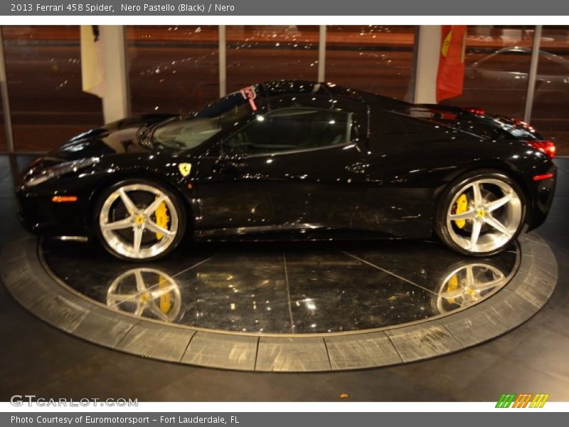 Nero Pastello (Black) / Nero 2013 Ferrari 458 Spider