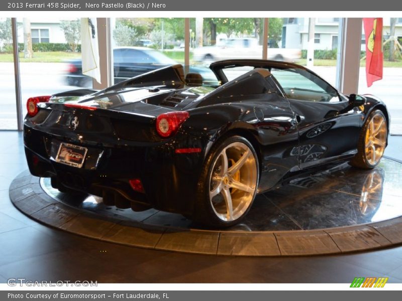 Nero Pastello (Black) / Nero 2013 Ferrari 458 Spider