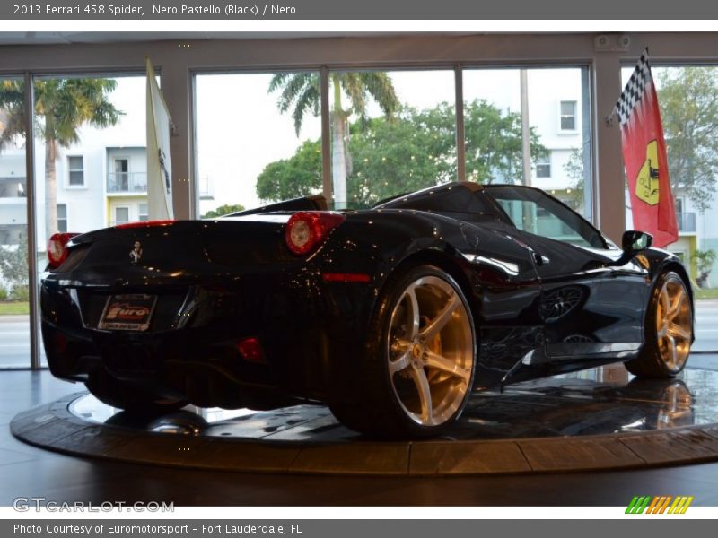 Nero Pastello (Black) / Nero 2013 Ferrari 458 Spider