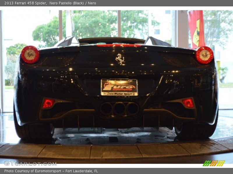 Nero Pastello (Black) / Nero 2013 Ferrari 458 Spider