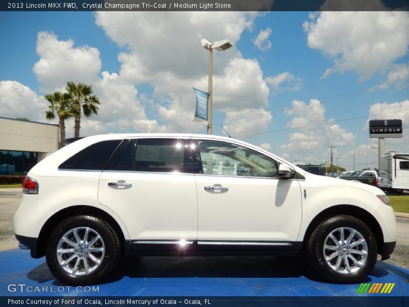 Crystal Champagne Tri-Coat / Medium Light Stone 2013 Lincoln MKX FWD