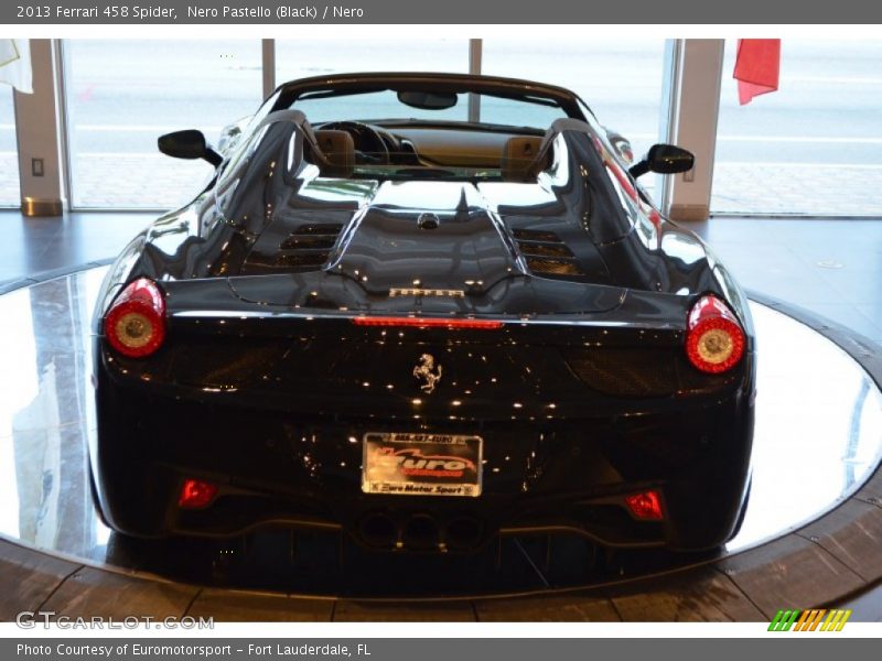 Nero Pastello (Black) / Nero 2013 Ferrari 458 Spider
