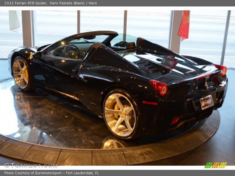Nero Pastello (Black) / Nero 2013 Ferrari 458 Spider