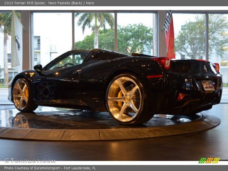 Nero Pastello (Black) / Nero 2013 Ferrari 458 Spider