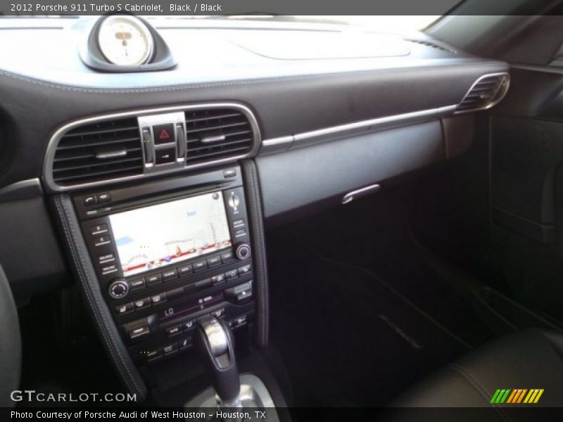 Black / Black 2012 Porsche 911 Turbo S Cabriolet