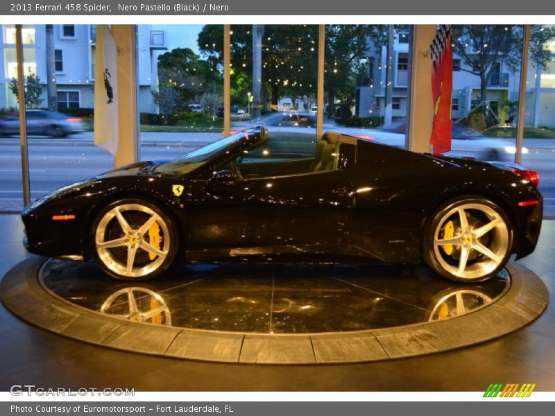 Nero Pastello (Black) / Nero 2013 Ferrari 458 Spider
