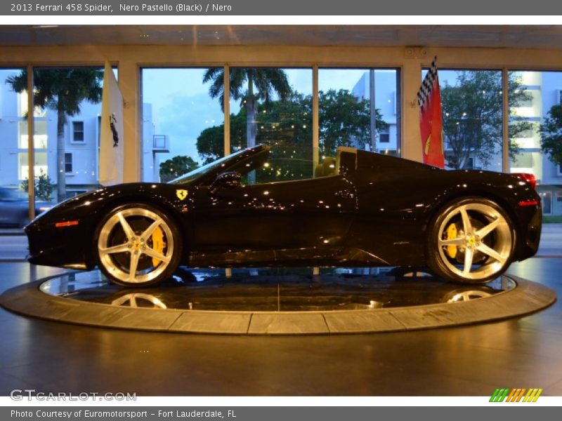 Nero Pastello (Black) / Nero 2013 Ferrari 458 Spider