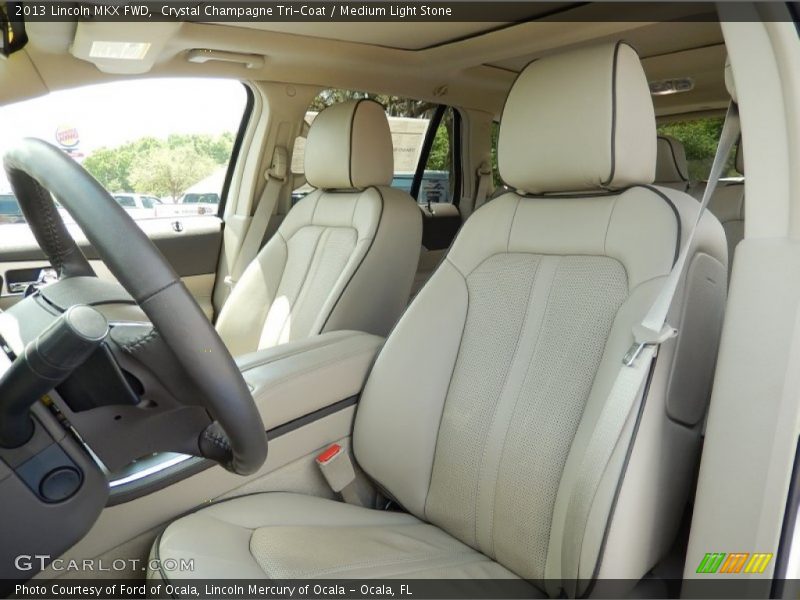 Crystal Champagne Tri-Coat / Medium Light Stone 2013 Lincoln MKX FWD