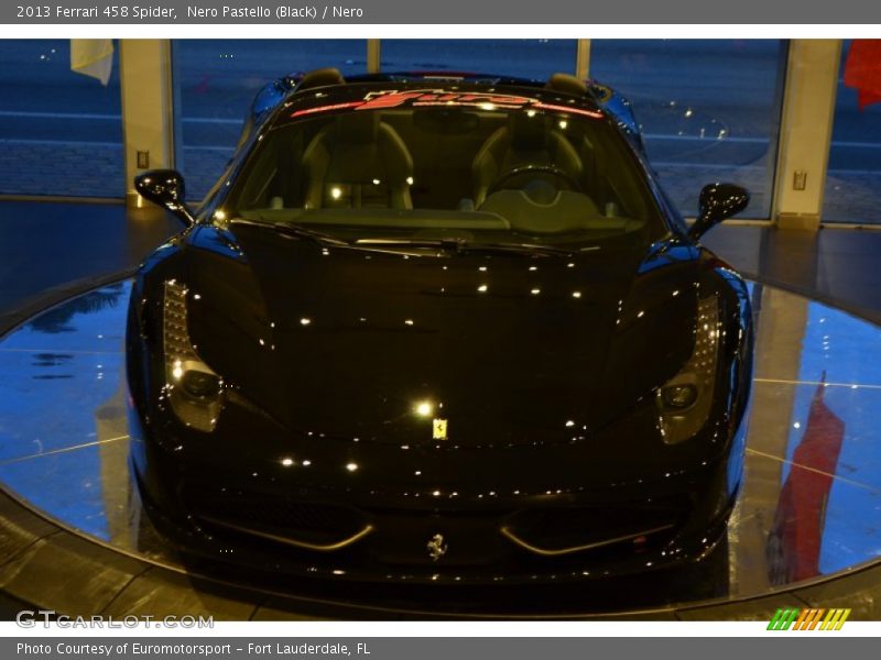 Nero Pastello (Black) / Nero 2013 Ferrari 458 Spider