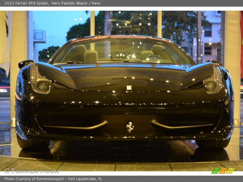 Nero Pastello (Black) / Nero 2013 Ferrari 458 Spider