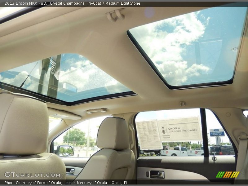 Crystal Champagne Tri-Coat / Medium Light Stone 2013 Lincoln MKX FWD