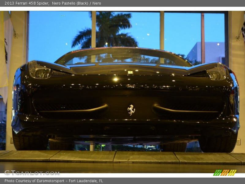 Nero Pastello (Black) / Nero 2013 Ferrari 458 Spider
