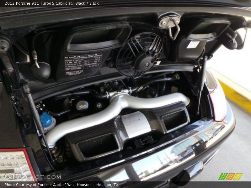  2012 911 Turbo S Cabriolet Engine - 3.8 Liter Twin VTG Turbocharged DFI DOHC 24-Valve VarioCam Plus Flat 6 Cylinder