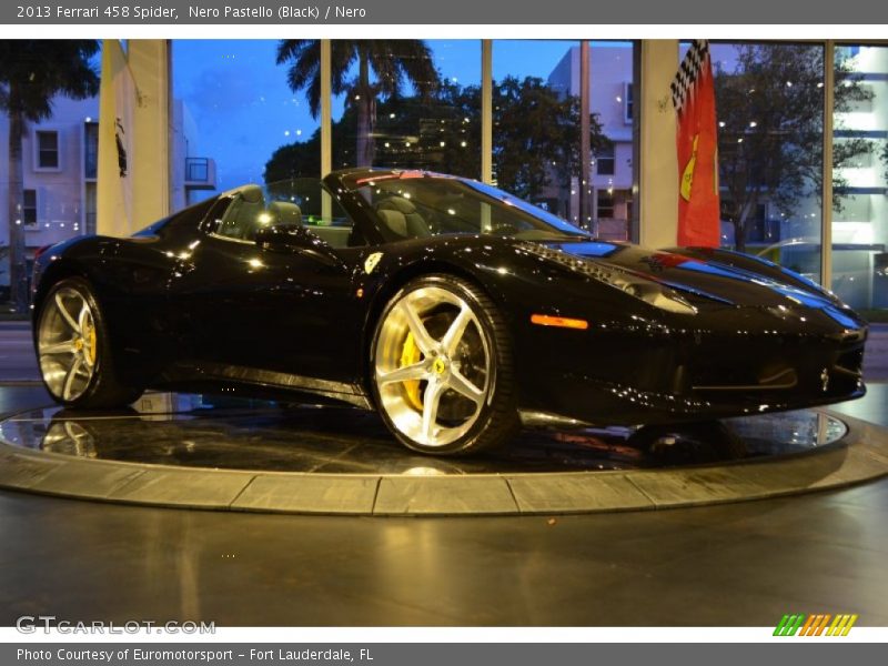 Nero Pastello (Black) / Nero 2013 Ferrari 458 Spider