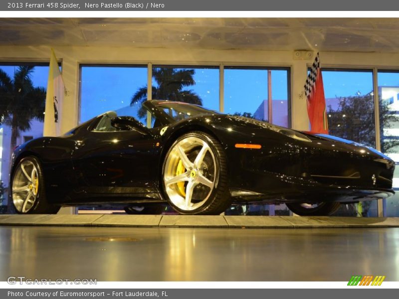 Nero Pastello (Black) / Nero 2013 Ferrari 458 Spider