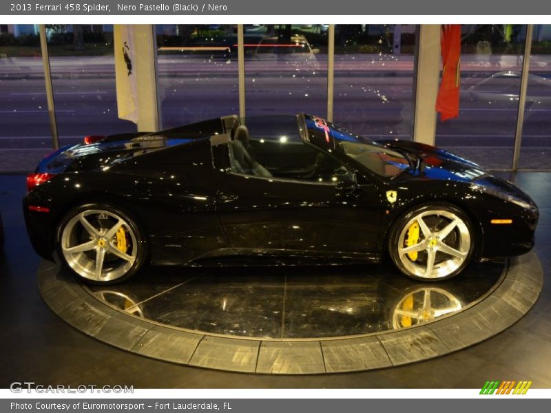 Nero Pastello (Black) / Nero 2013 Ferrari 458 Spider