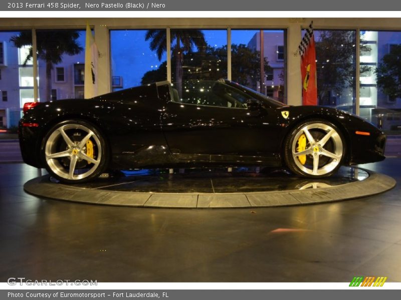 Nero Pastello (Black) / Nero 2013 Ferrari 458 Spider