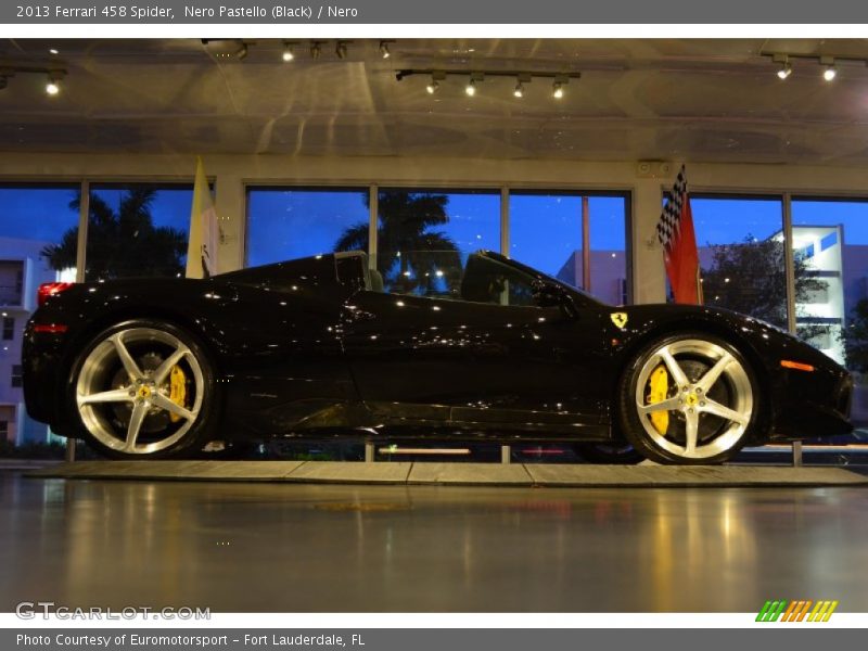 Nero Pastello (Black) / Nero 2013 Ferrari 458 Spider