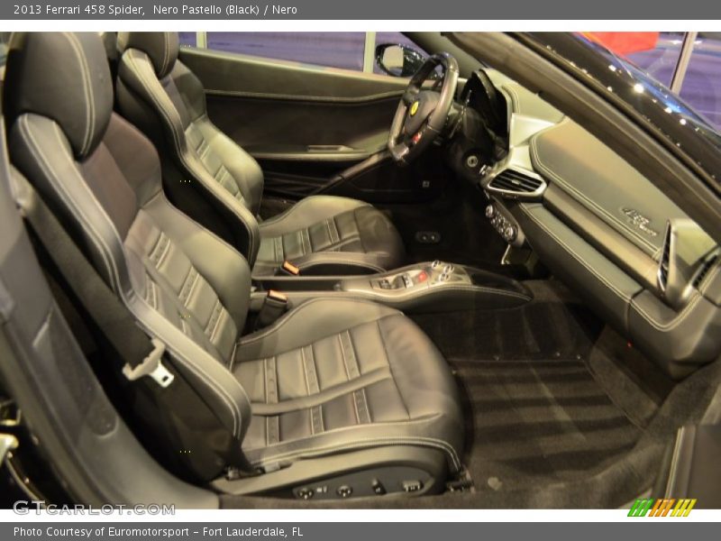 Nero Pastello (Black) / Nero 2013 Ferrari 458 Spider