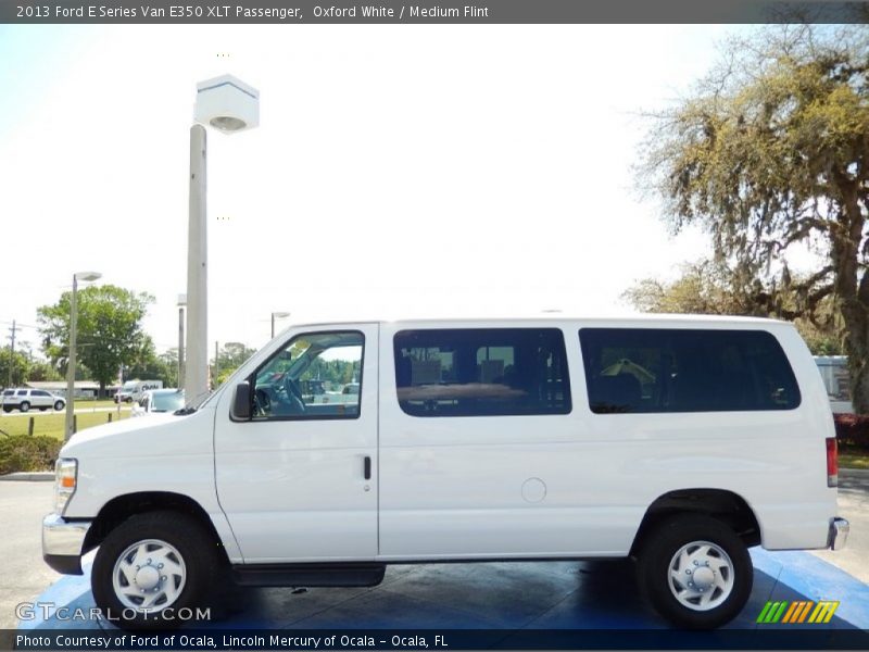 Oxford White / Medium Flint 2013 Ford E Series Van E350 XLT Passenger