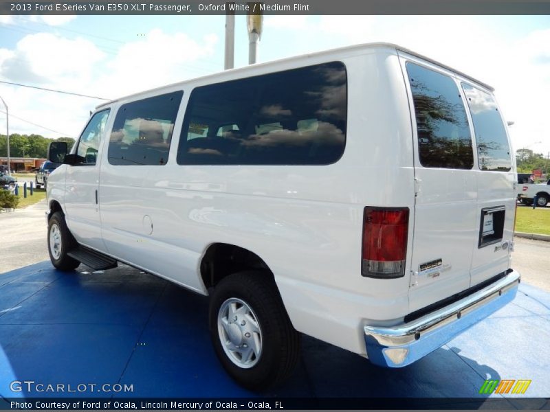 Oxford White / Medium Flint 2013 Ford E Series Van E350 XLT Passenger
