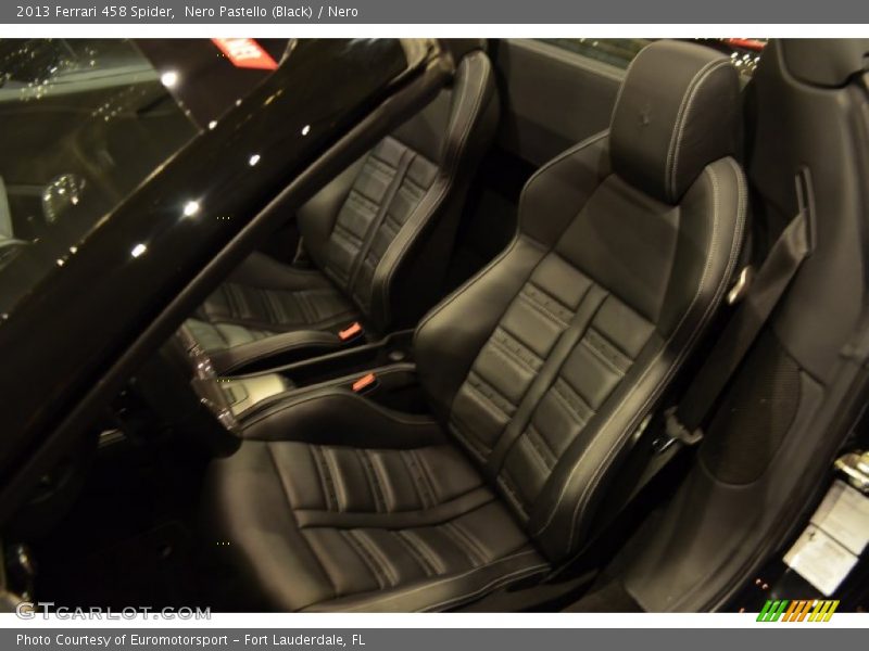 Nero Pastello (Black) / Nero 2013 Ferrari 458 Spider