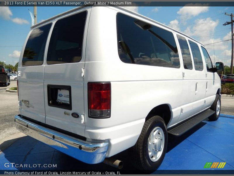 Oxford White / Medium Flint 2013 Ford E Series Van E350 XLT Passenger