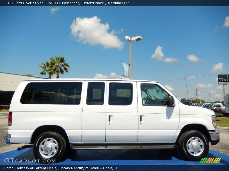Oxford White / Medium Flint 2013 Ford E Series Van E350 XLT Passenger