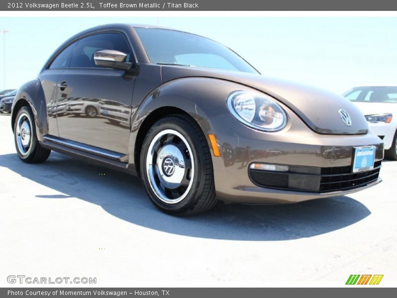 Toffee Brown Metallic / Titan Black 2012 Volkswagen Beetle 2.5L