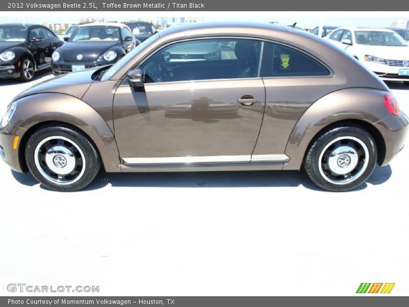 Toffee Brown Metallic / Titan Black 2012 Volkswagen Beetle 2.5L