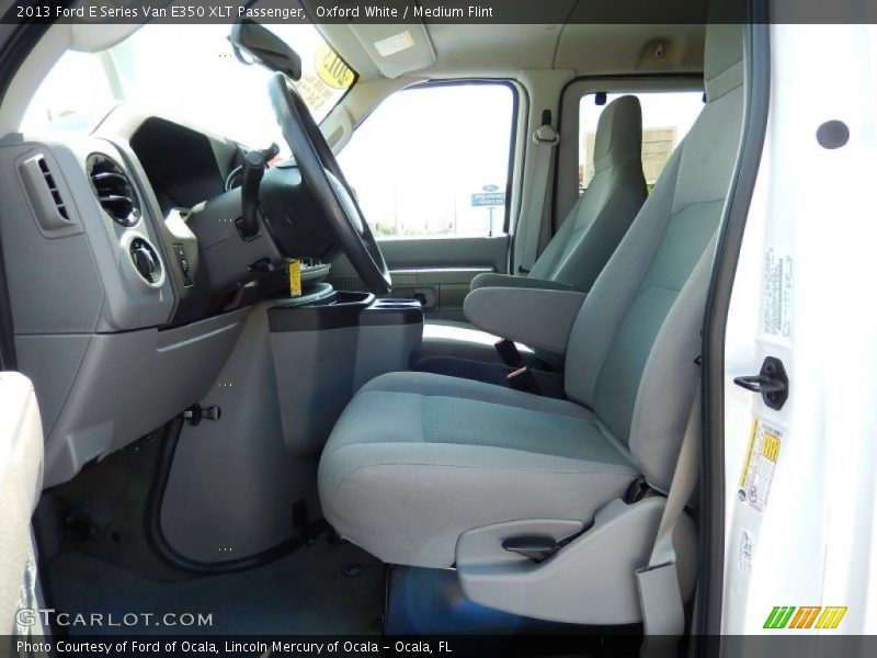 Oxford White / Medium Flint 2013 Ford E Series Van E350 XLT Passenger